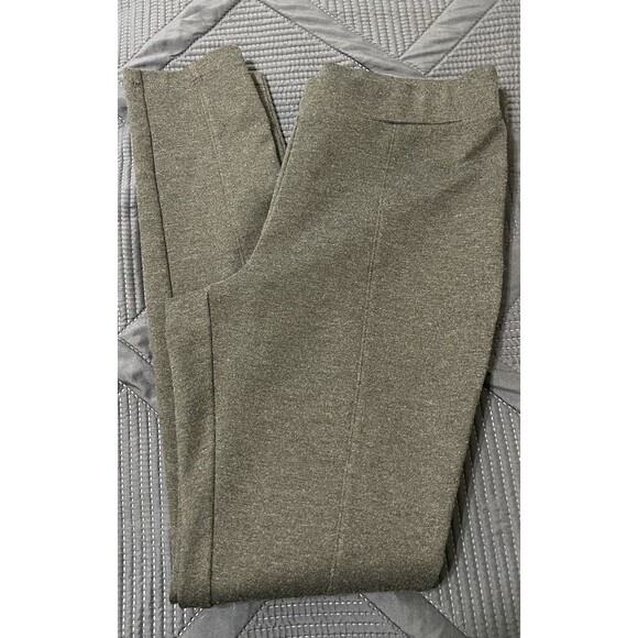 Michael Kors Pants Pull On Stretch Gray Pintuck Pleated Women’s  Size Medium - Picture 1 of 12